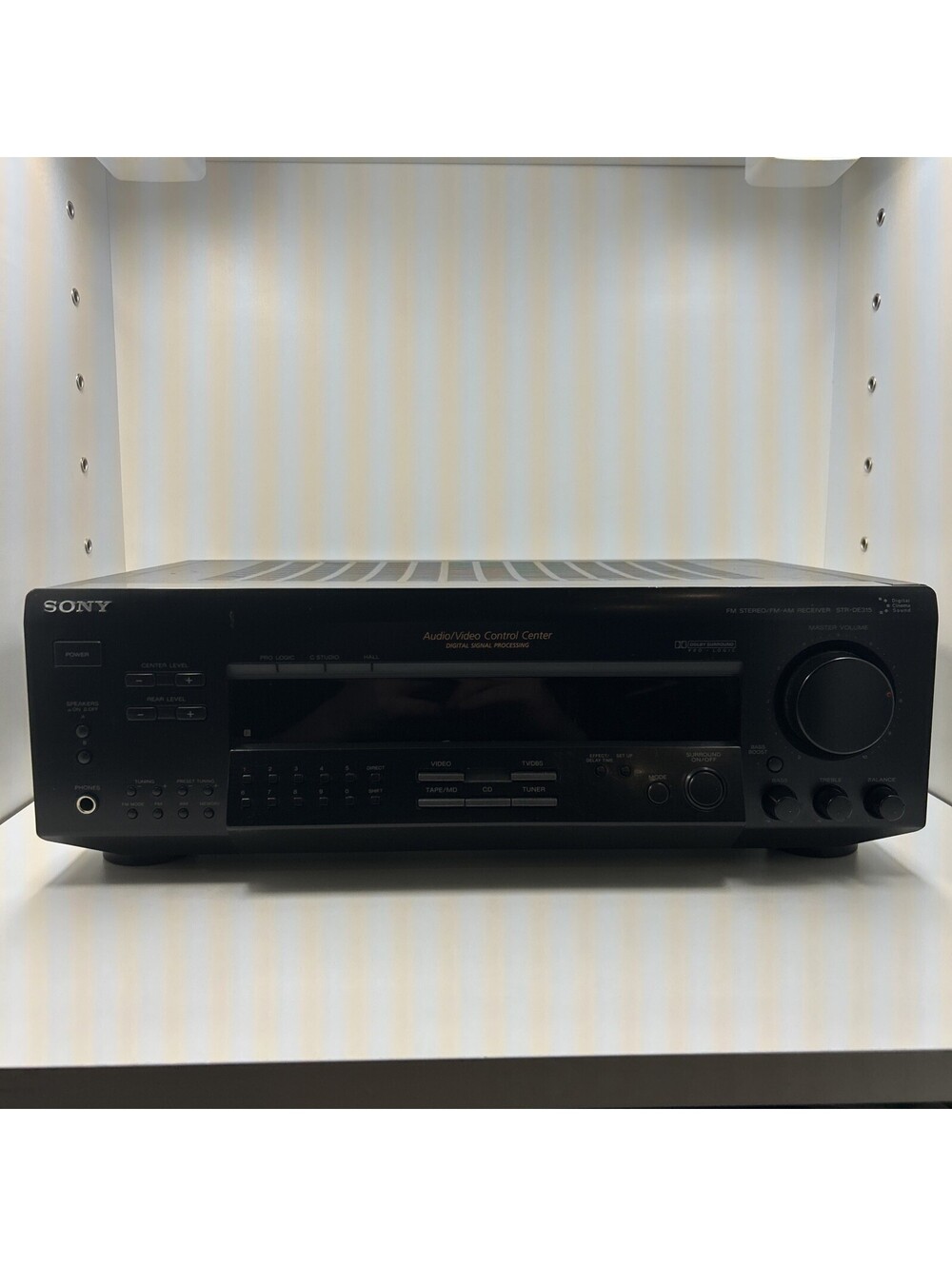 SONY STR-DE315 AUDIO CONTROL CENTER FM AM Stereo Receiver No Remote
